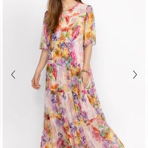 Johnny Was Fionna Silk Maxi Dress